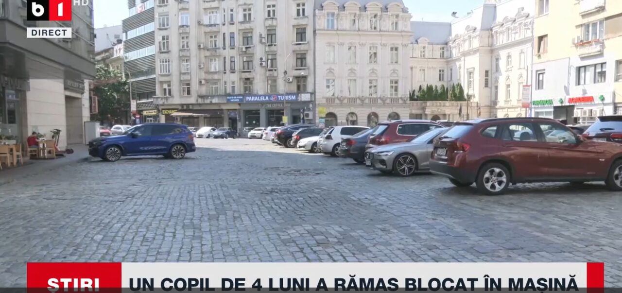 Caz șocant în Hunedoara. Bebeluș de 4 luni, rămas blocat în mașină în fața spitalului