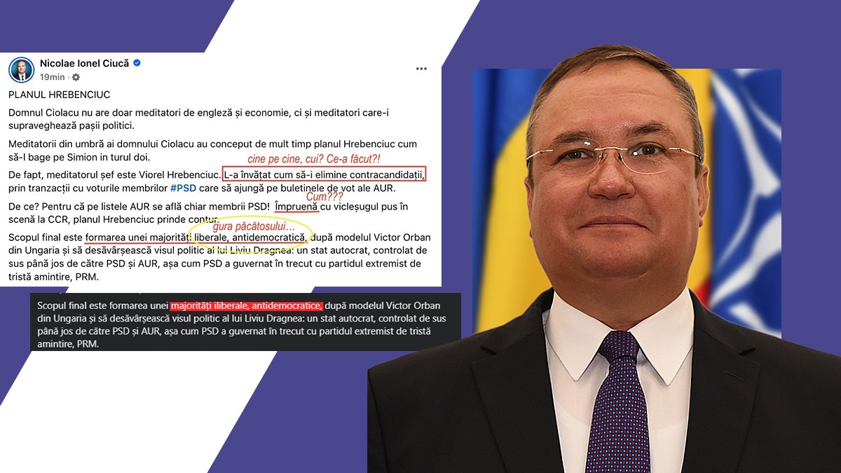 ROMAȘCANU taxează GAFA lui Ciucă: Dacă tot are de gând să coboare în SUBSOLUL politicii, măcar să o facă prin mesaje scrise CORECT românește…