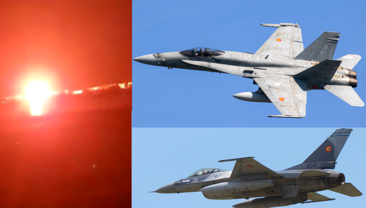 Avioanele F-16 ale Forțelor Aeriene au decolat din cauza unui obiect zburător care a pătruns în spațiul aerian al României