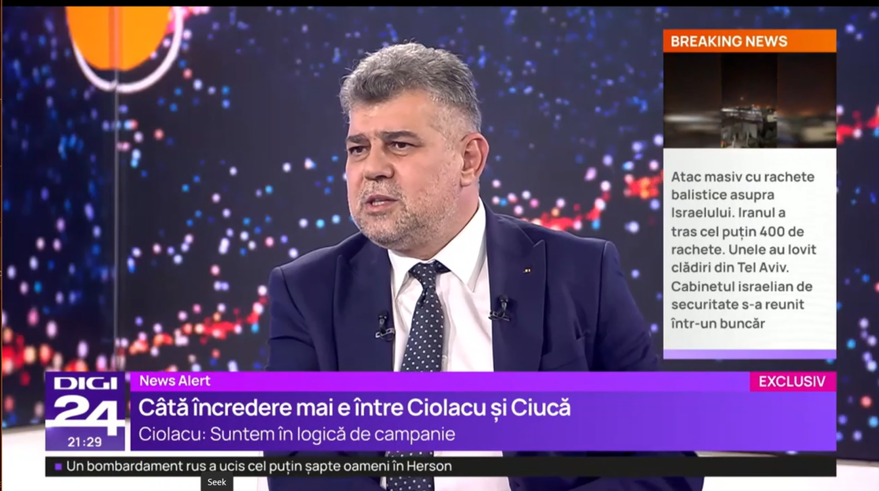 Marcel Ciolacu, despre deficitul bugetar: „Vreți să fac cumva ce a făcut Ceaușescu, să bag România într-o FOAMETE pentru a plăti datoriile externe?”