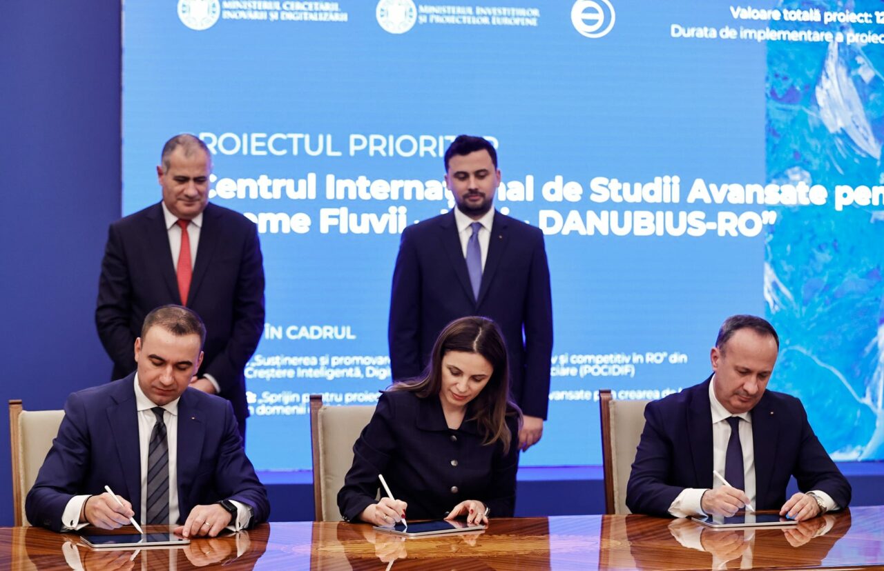 Adrian Câciu, la semnarea proiectului DANUBIUS-RO: „Doresc să subliniez că finanțarea investițiilor nu mai reprezintă o problemă pentru România”