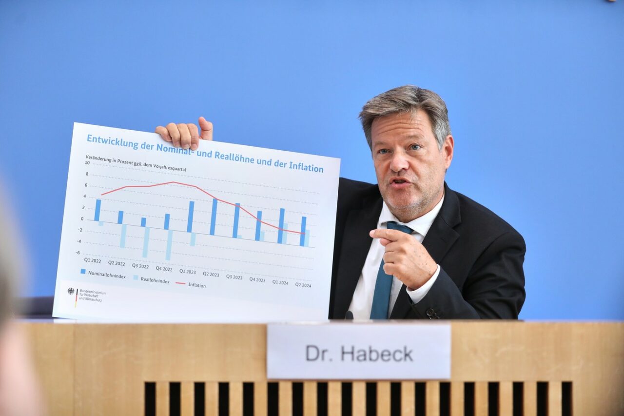 GERMANIA va avea scădere economică în 2024 /Robert Habeck: „Factorii structurali afectează economia”