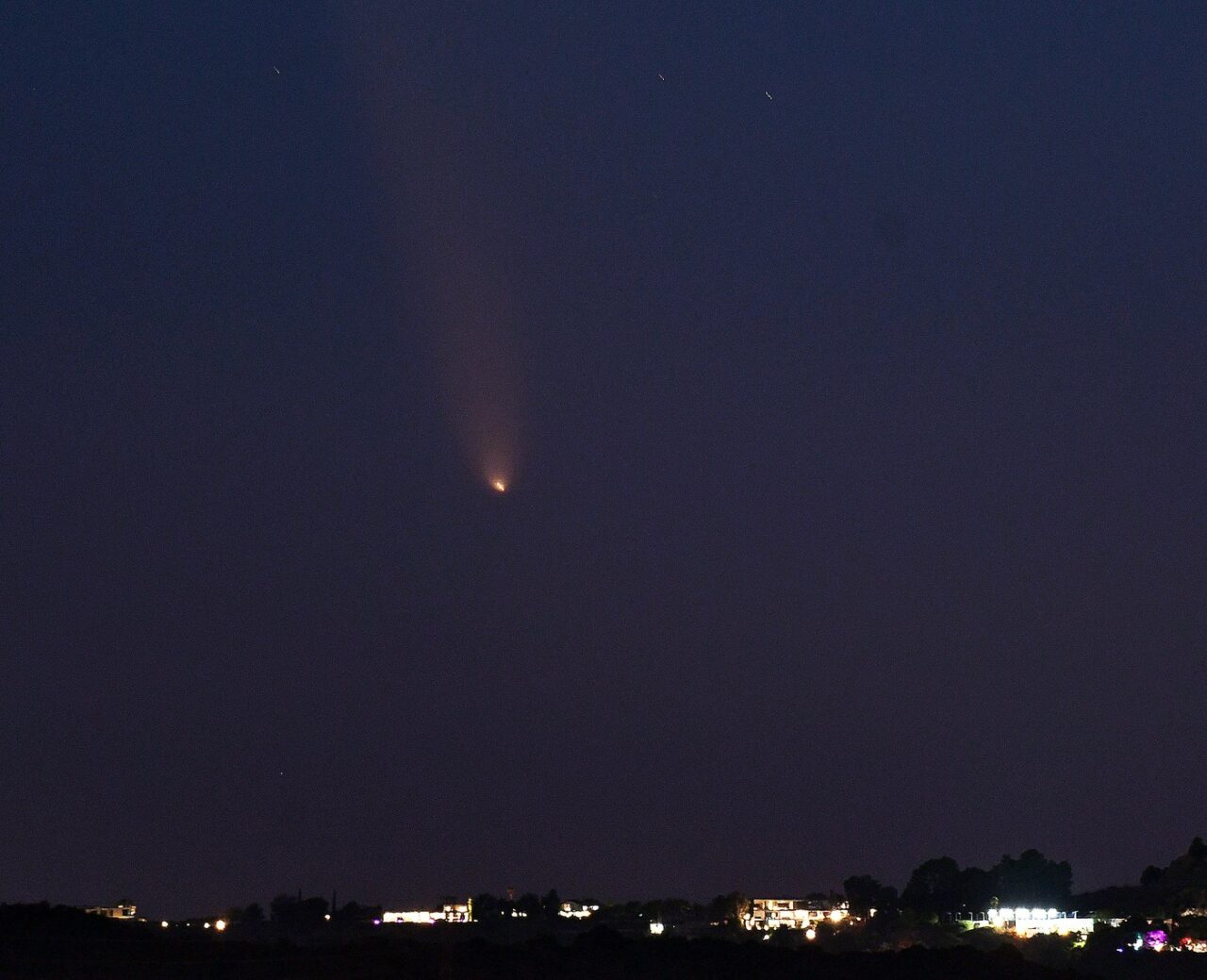 Cometa A3 a făcut spectacol pe cer. Ultima data a fost observată în Epoca de Piatră