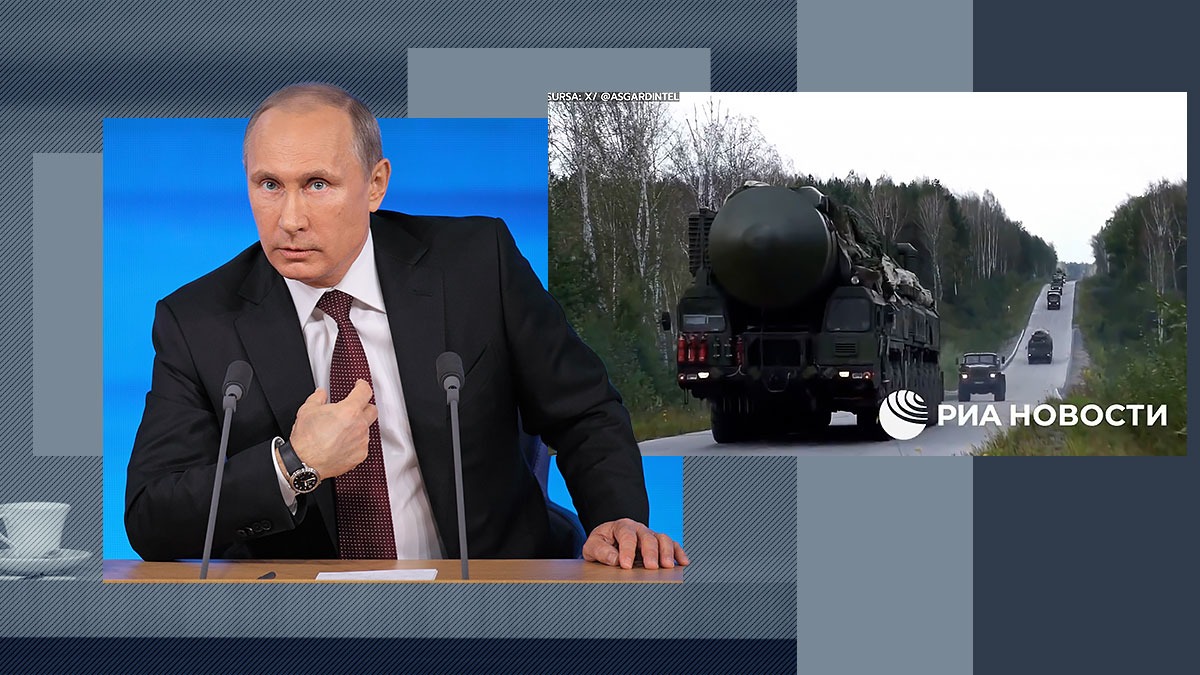 Putin scoate RACHETELE NUCLEARE în „misiuni de patrulare” prin Siberia. Este o măsură de descurajare a Occidentului, zice Moscova