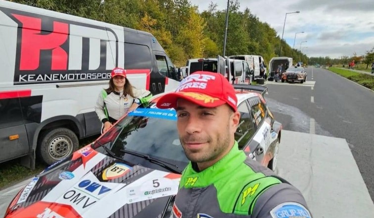 Simone Tempestini, pe locul 3 după prima zi a finalei Campionatului European de raliuri