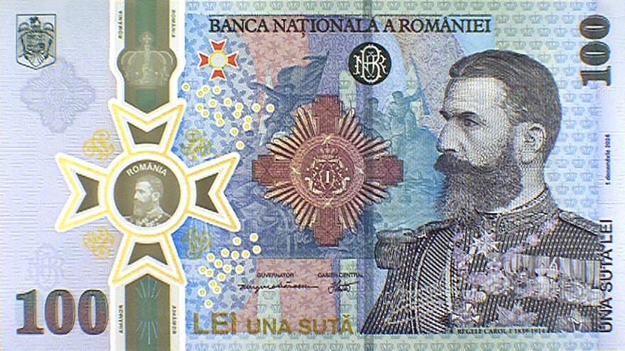 Bancnotă nouă, cu tema „185 de ani de la nașterea Regelui Carol I”, lansată de BNR de Ziua Națională a României, 1 Decembrie