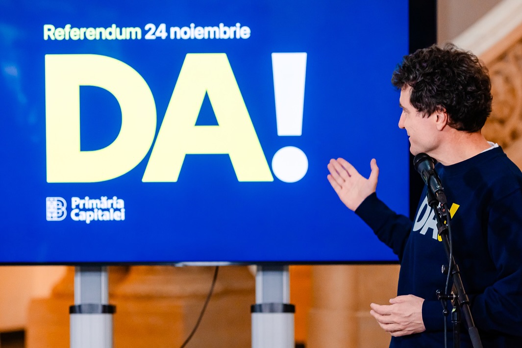 Nicuşor Dan îndeamnă bucureştenii să participle la REFERENDUMUL local din 24 noiembrie: „Doar împreună putem opri haosul urbanistic”