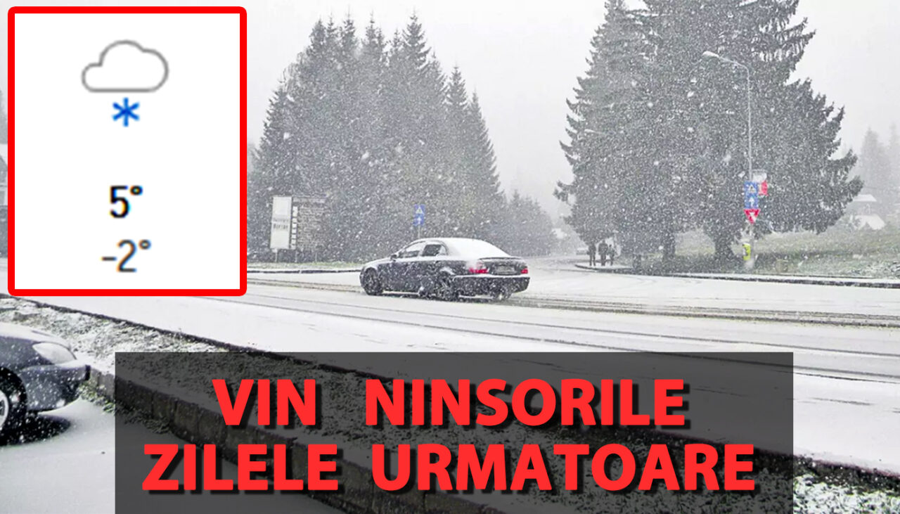 Meteorologii Accuweather anunță ninsori zilele următoare în România. Pe ce dată ninge