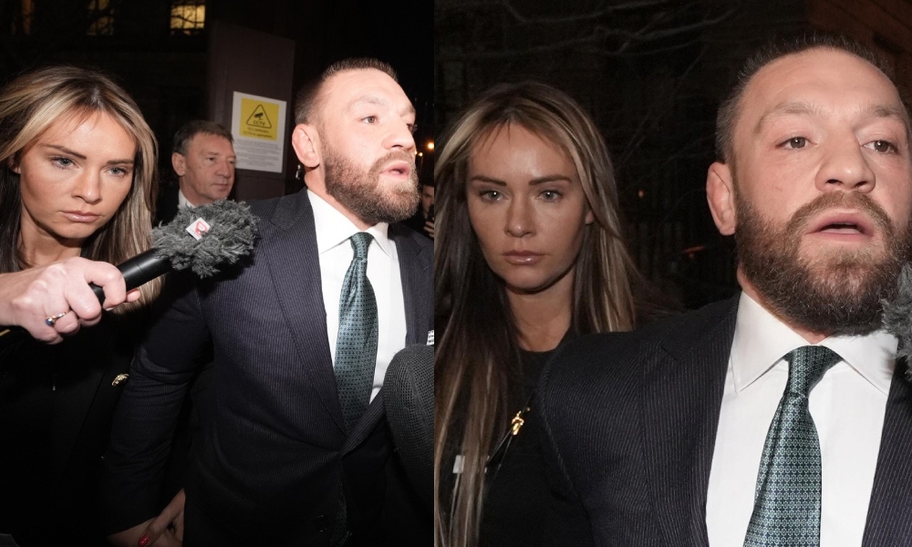 Logodnica lui Conor McGregor, DEVASTATĂ, după ce sportivul a fost găsit VINOVAT de VIOL. Surprinsă în LACRIMI la ieșirea din tribunal
