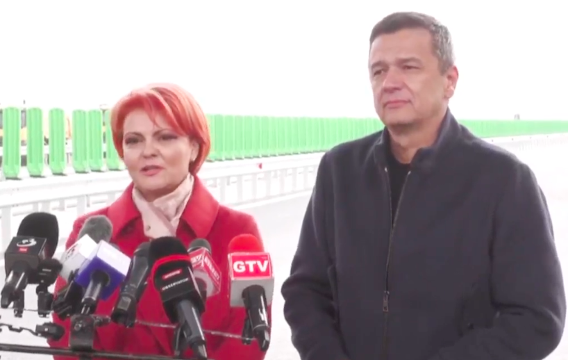 Sorin Grindeanu: Autostrăzile n-au culoare politică/ Olguța Vasilescu: Pentru noi astăzi este poate cel mai important pas în dezvoltarea Craiovei