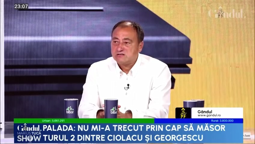 Mirel Palada: „Marea necunoscută va fi cu cine votează SUSȚINĂTORII lui Simion și Lasconi”