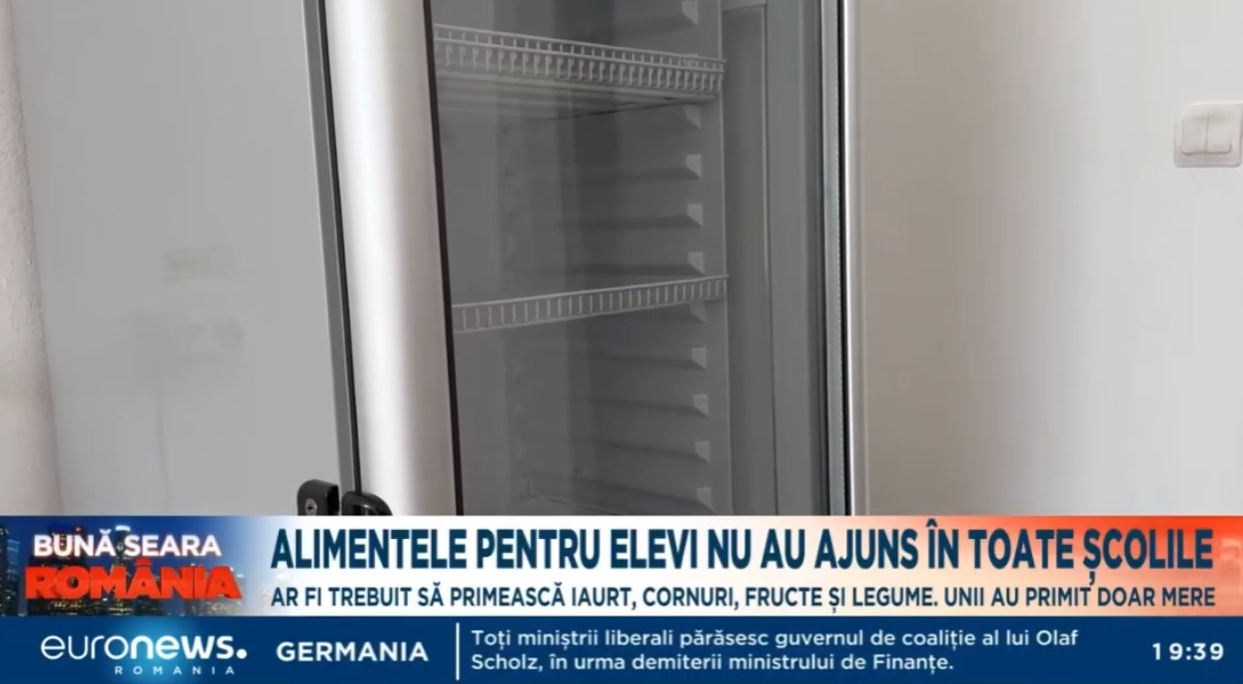 De ce alimentele pentru ELEVI nu au ajuns în toate școlile. „Cornul și laptele”, înlocuite cu un măr, în unele școli