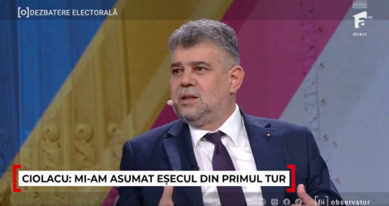 Marcel CIOLACU: Eu am greșit, am plătit, am înțeles semnalul dat de către români. E nevoie să mergem cât mai mulți la vot