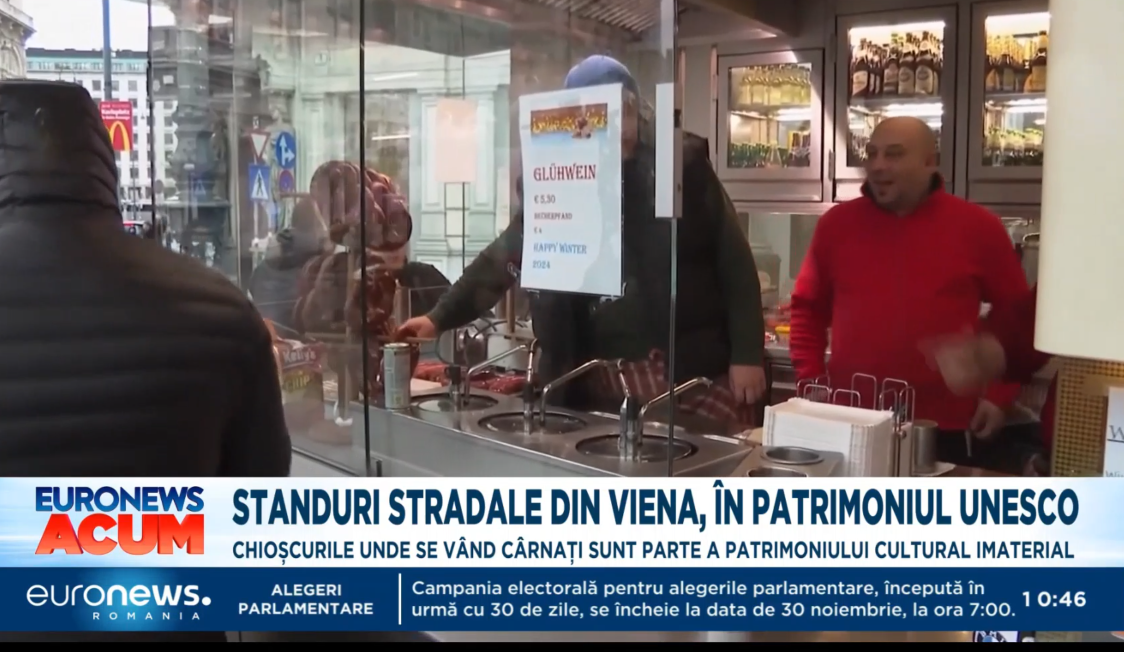 Chioșcurile cu cârnați din Viena, incluse în patrimoniul cultural UNESCO. Istoria mâncării stradale, veche de sute de ani