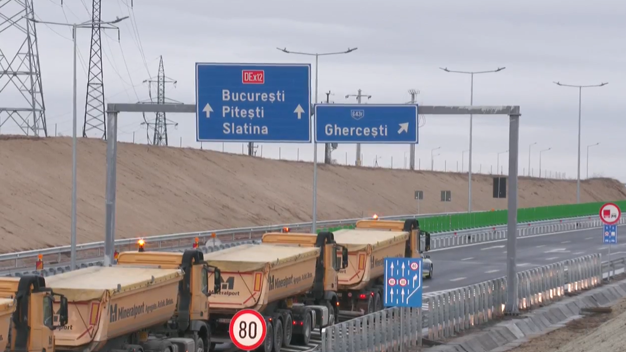 Drumul Expres Craiova–Pitești. Sorin GRINDEANU anunță deschiderea circulației pe încă 17,7 km