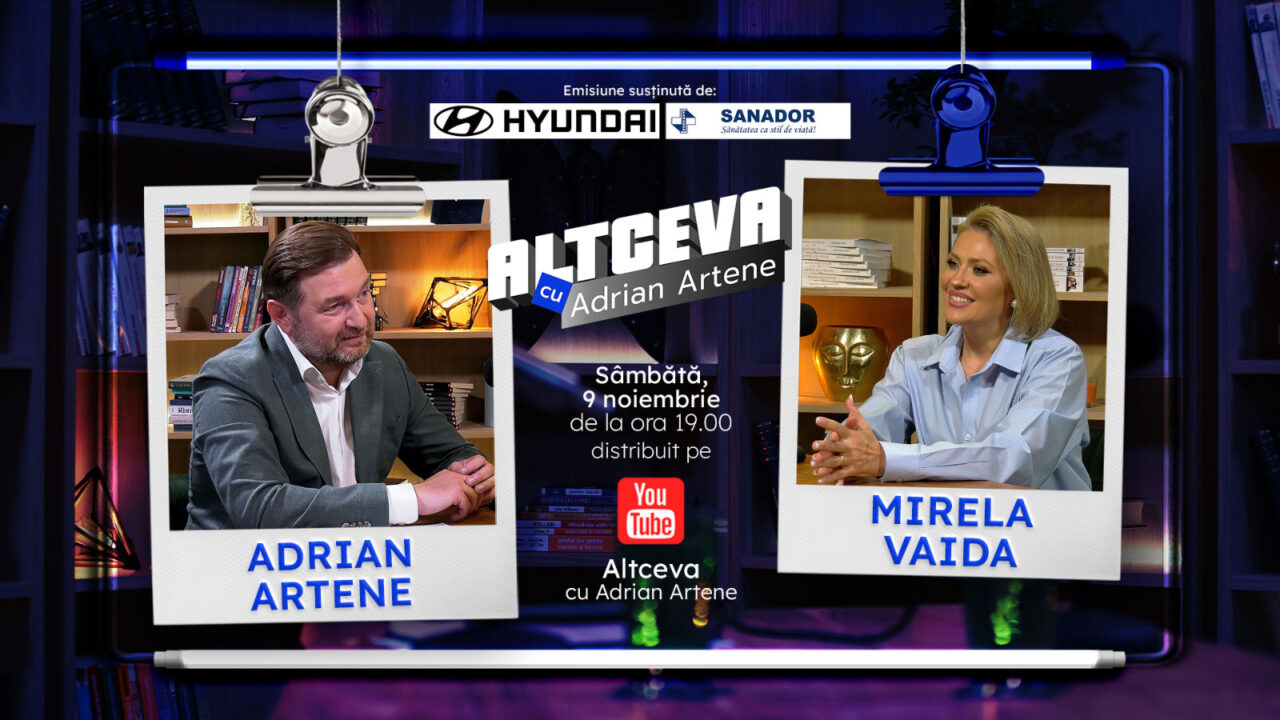 Mirela Vaida, dialog în lacrimi cu Adrian Artene, la „ALTCEVA”