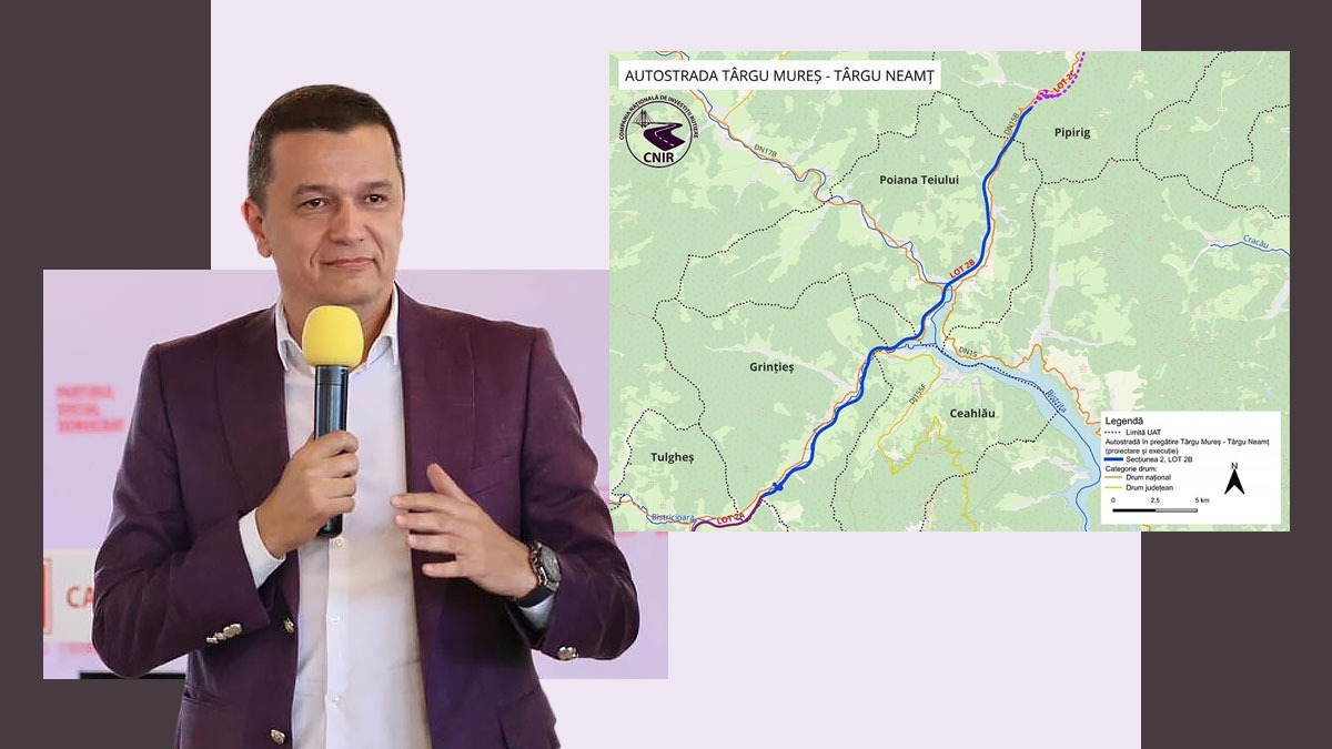 Începe LICITAȚIA și pentru cel mai dificil tronson din A8/ Sorin GRINDEANU: Data-limită pentru depunerea ofertelor este 15 ianuarie 2025