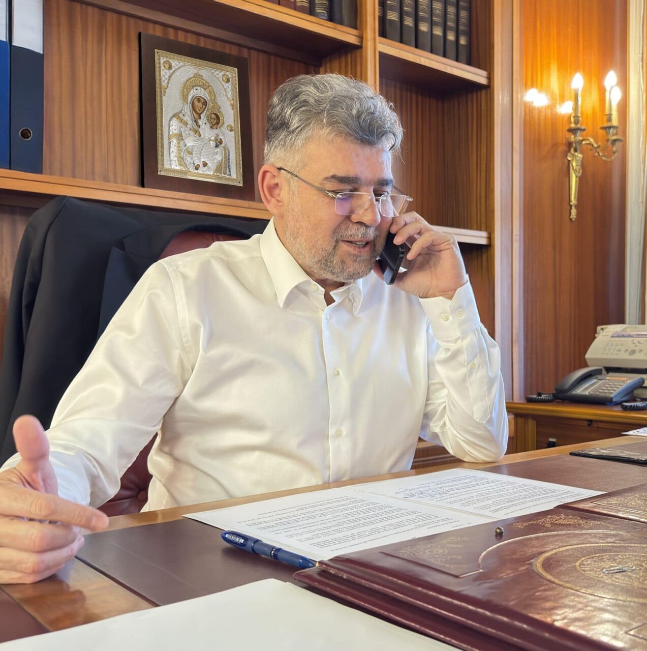 Marcel Ciolacu, DISCUȚIE telefonică: „Donald Trump a dorit să TRANSMIT din partea domniei sale cele mai bune urări poporului român”