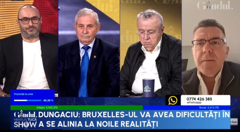 Dan Dungaciu: „Bruxellesul va avea DIFICULTĂȚI în a se alinia la noile realități”