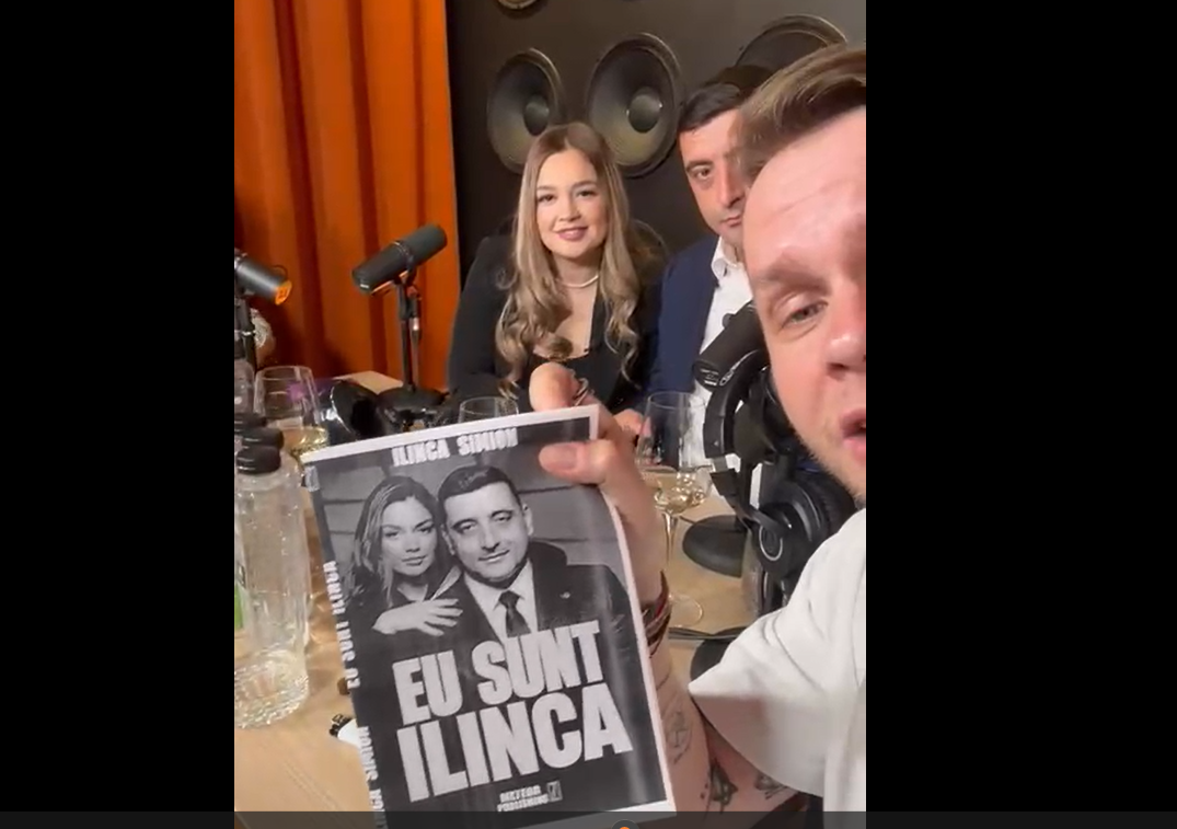 „Eu sunt Ilinca”. Soția lui George Simion anunță o surpriză editorială în podcast-ul lui Codin Maticiuc