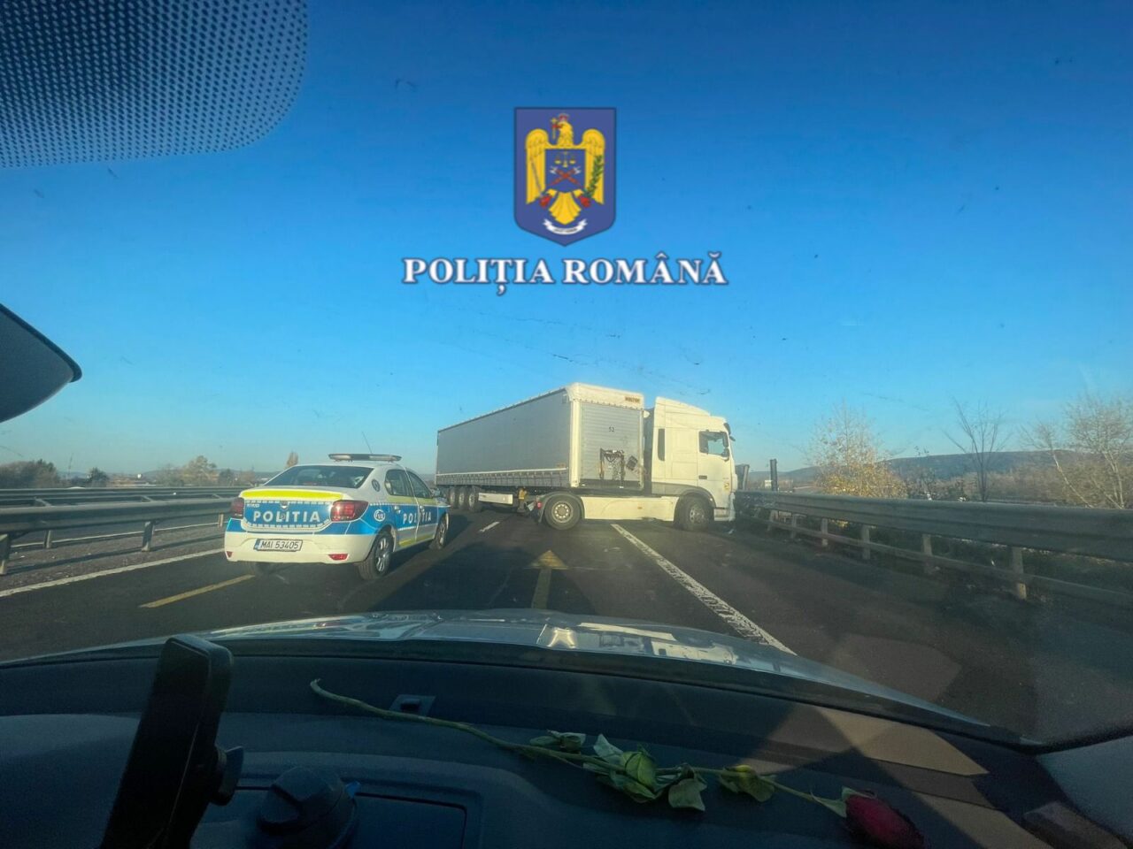 Un șofer de TIR a circulat pe contrasens pe Autostrada București – Pitești