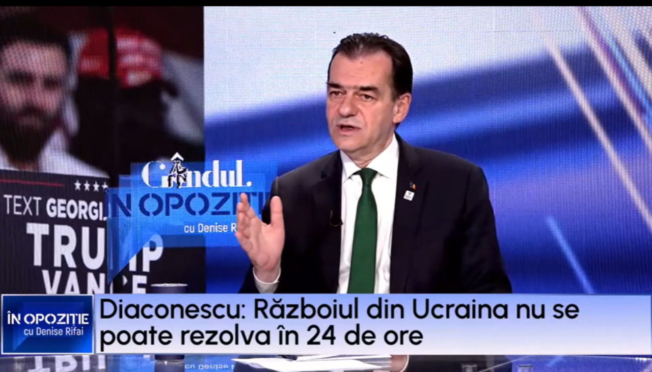 Ludovic Orban: „Mesajul transmis de Trump legat de Ucraina a fost acela de a căuta pacea și de a diminua sprijinul pentru Ucraina”