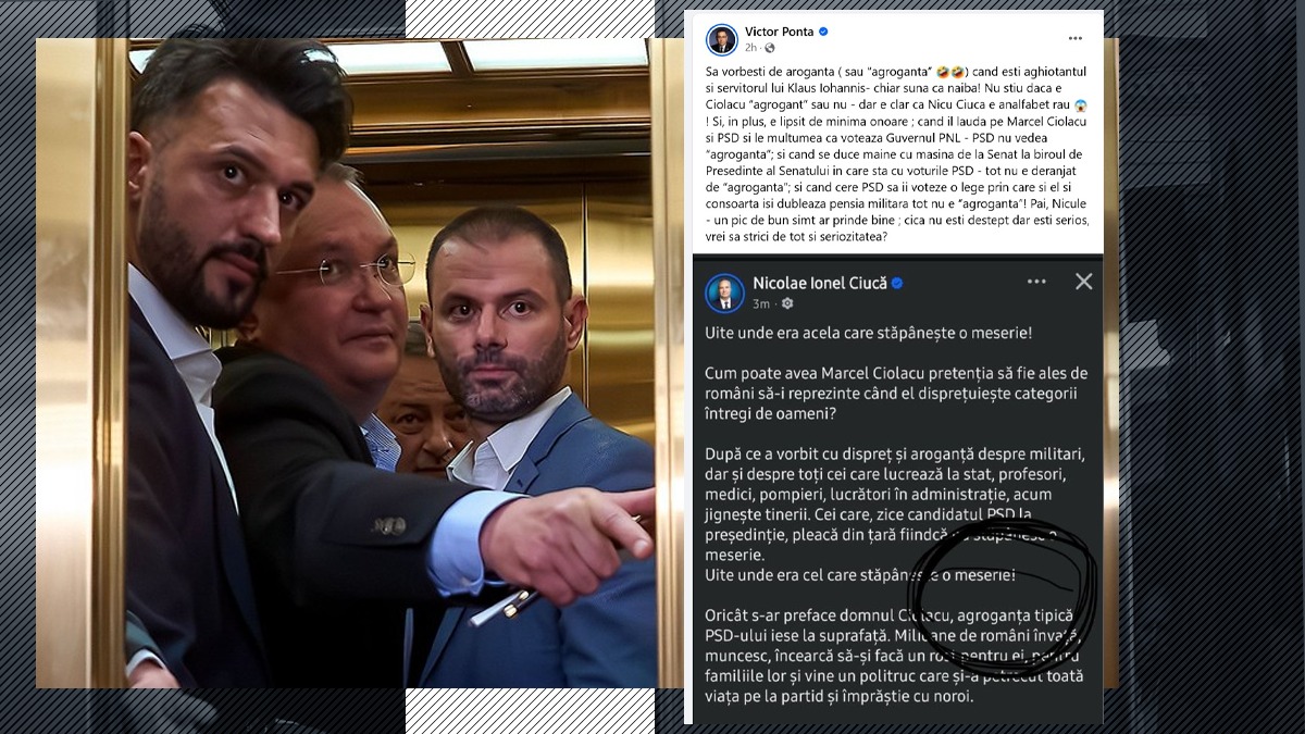 Ciucă îl acuză pe Ciolacu că jignește tinerii: Aroganța PSD iese la suprafață/ Ponta: Să vorbești de aroganță când ești aghiotantul lui Iohannis