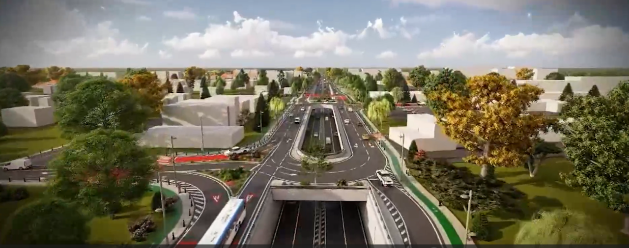 Imagini virtuale. Cum va arăta PASAJUL BRAGADIRU. Centura Sud București, reconfigurată pe patru benzi