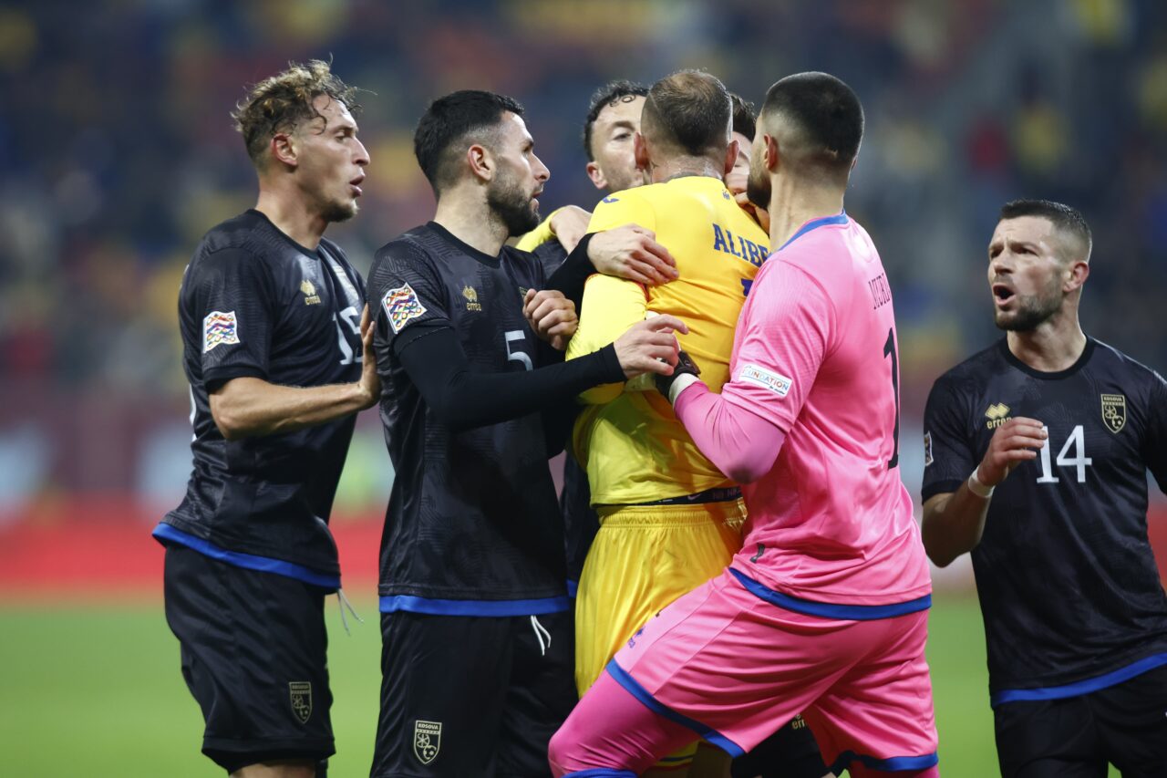 România – Kosovo 0-0, MECI de fotbal care nu s-a încheiat pe Arena Națională! Ce incident s-a întâmplat la final. FOTO