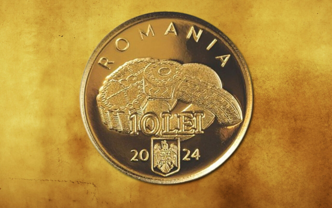 BNR lansează o monedă din aur de 10 lei. Cât va costa o singură piesă