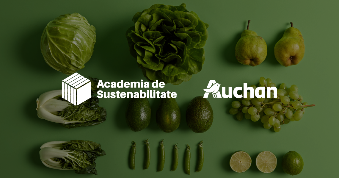 Academia de Sustenabilitate, în parteneriat cu Auchan România, lansează un nou curs de sustenabilitate în retail (P)