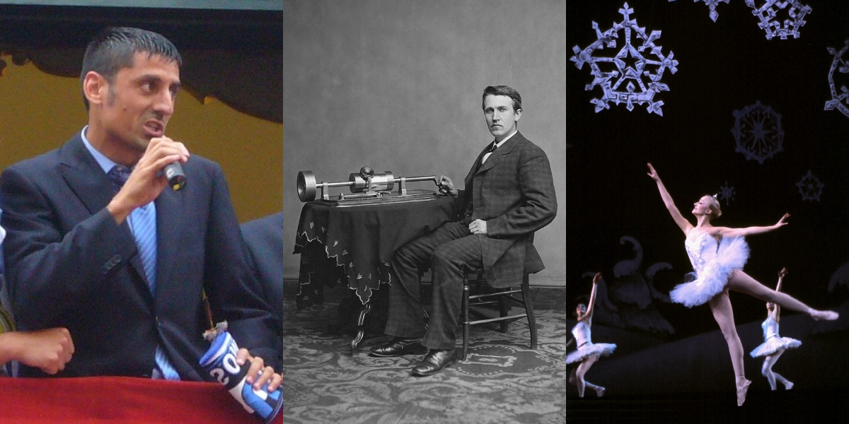 6 DECEMBRIE, calendarul zilei: Ionel Dănciulescu împlinește 48 ani/Edison realizează prima înregistrare sonoră/Premiera baletului Spărgătorul de nuci