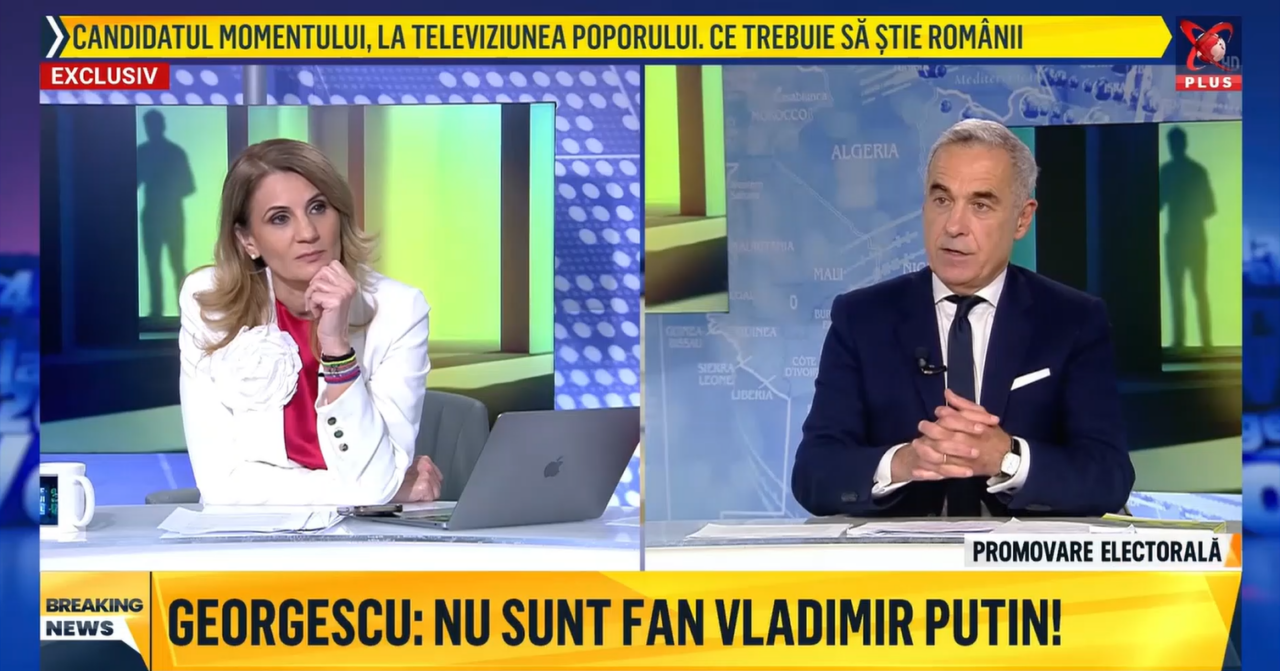 Călin Georgescu: „Nu sunt împotriva avortului. Soția mea a născut ambii băieți prin cezariană”