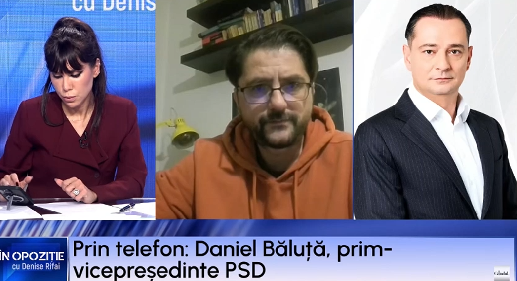 Daniel BĂLUȚĂ: „Există posibilitatea ca domnul Marcel Ciolacu să nu fie nici candidat la președinție și nici propunerea pentru prim-ministru”