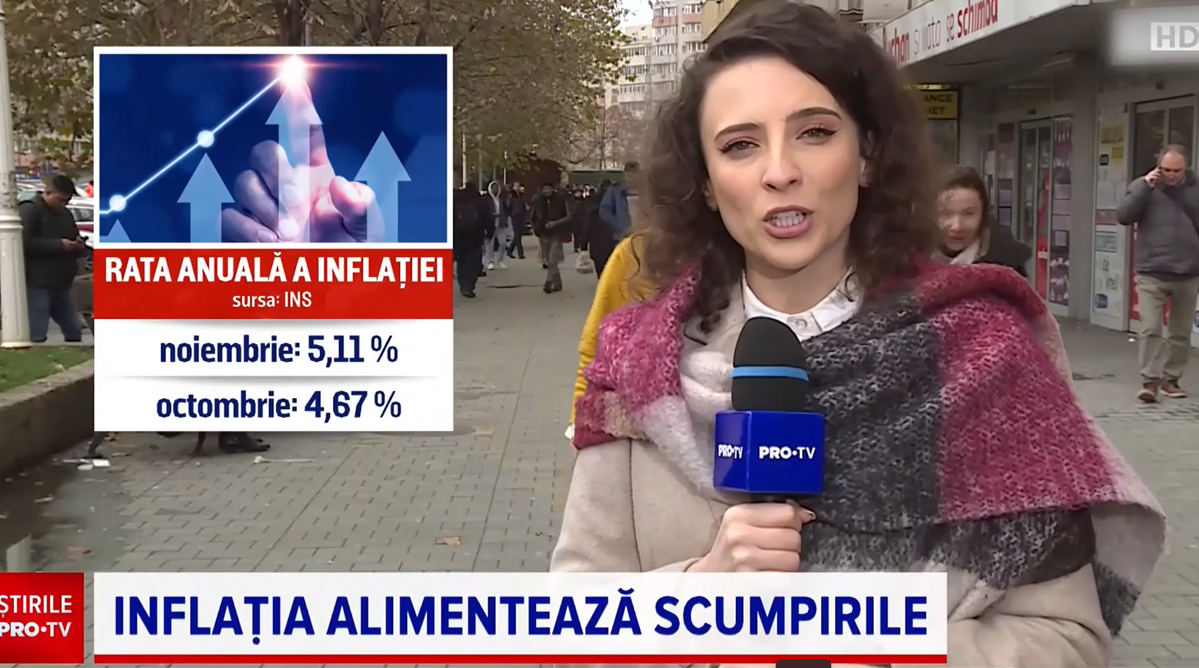 Rata inflației alimentează SCUMPIRILE. Cât s-au scumpit alimentele, mărfurile non-alimentare și serviciile