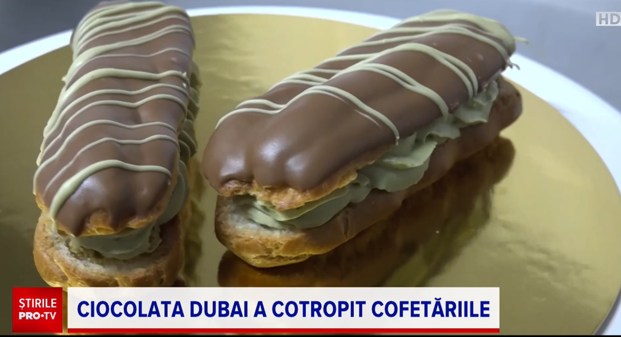 Ciocolata DUBAI, reinterpretată în cofetării. Cât costă cozonacul sau tortul Dubai