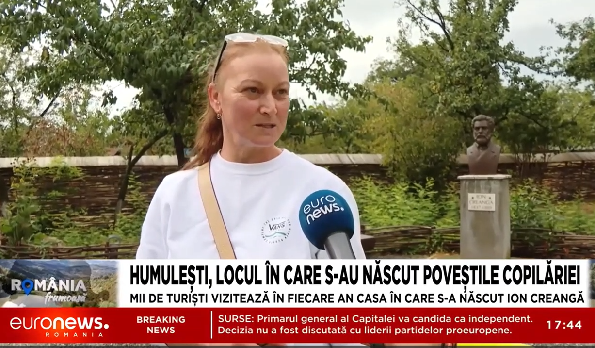 Muzeul Memorial „Ion Creangă” din Humulești, vizitat de mii de turiști.  E mereu aglomerație în curtea casei unde a copilărit Ion Creangă