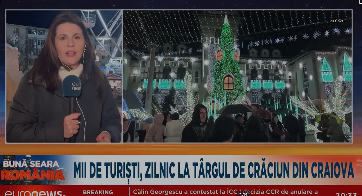 Târgul de Crăciun de la Craiova, luat cu asalt de mii de turiști în fiecare zi. Care este bugetul minim de care ai nevoie pentru mâncare și distracție