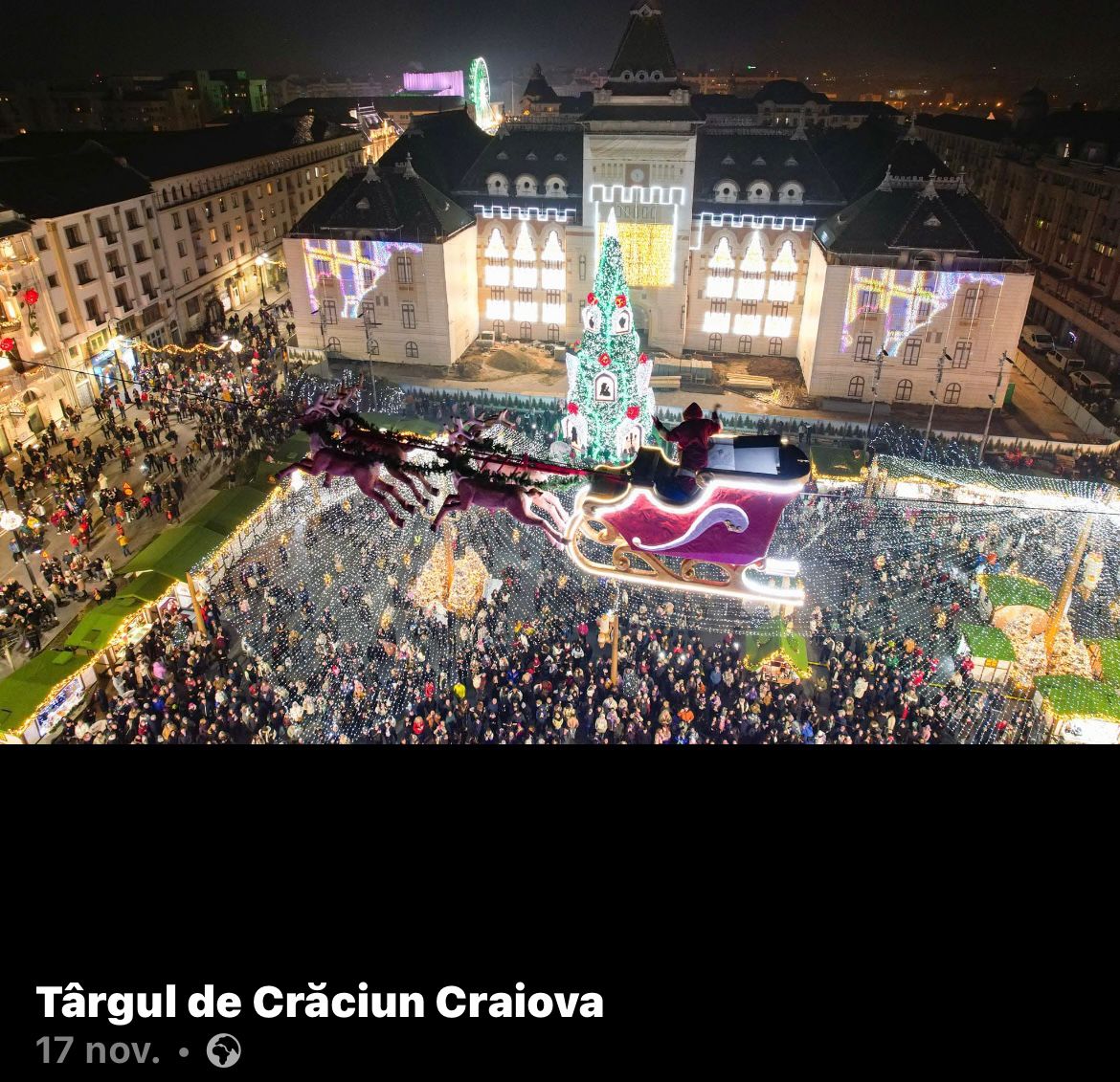 Petreceri pe roți în Craiova. Autobuzul-DISCOTECĂ este atracția principală de la Târgul de Crăciun