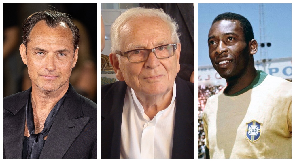 29 DECEMBRIE, calendarul zilei: Jude Law împlinește 52 de ani/ Se sting Pierre Cardin și Pelé