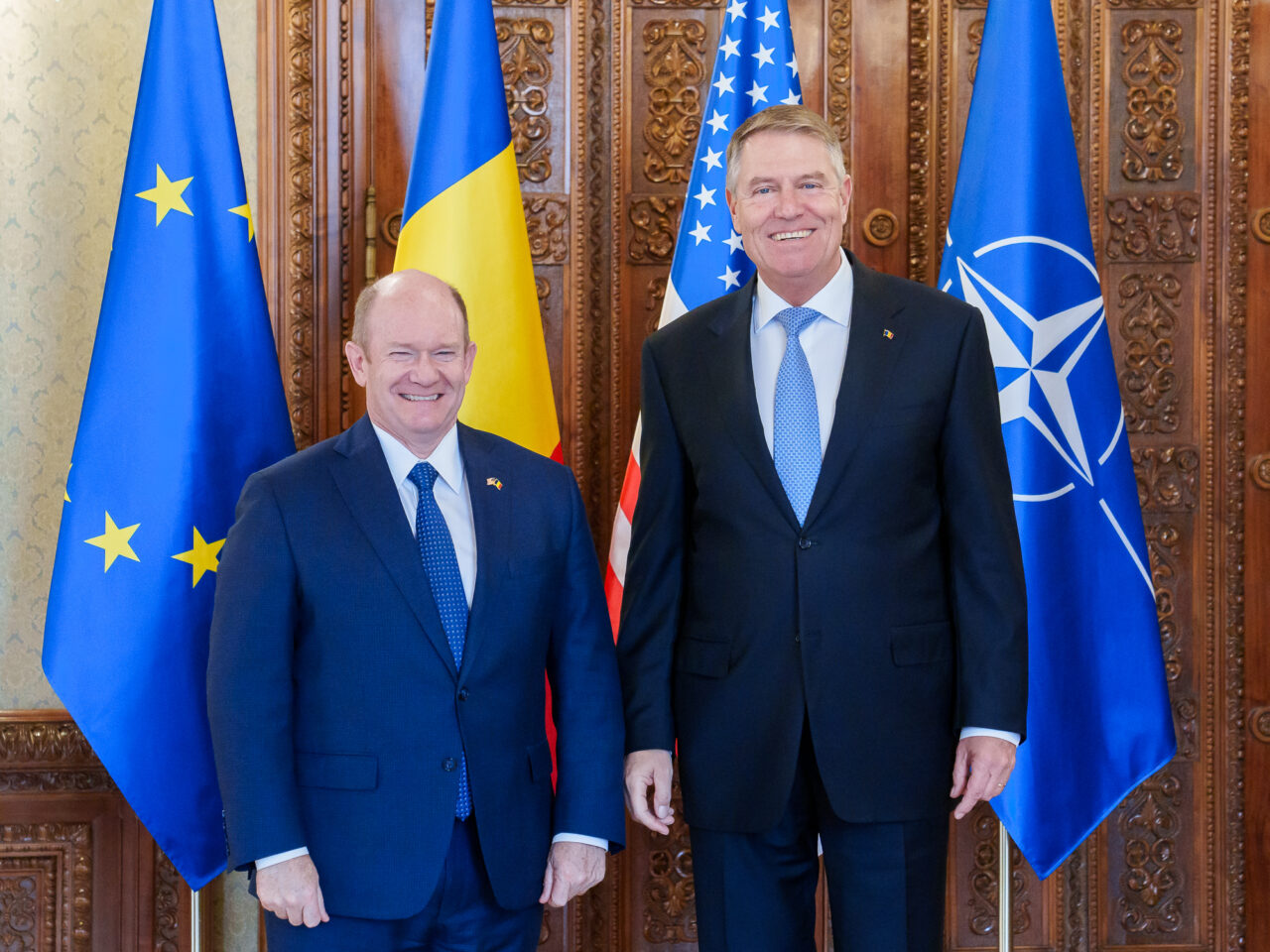 Klaus Iohannis, discuții cu o delegație a Congresului SUA. Interferența străină în ALEGERILE din România, printre temele abordate