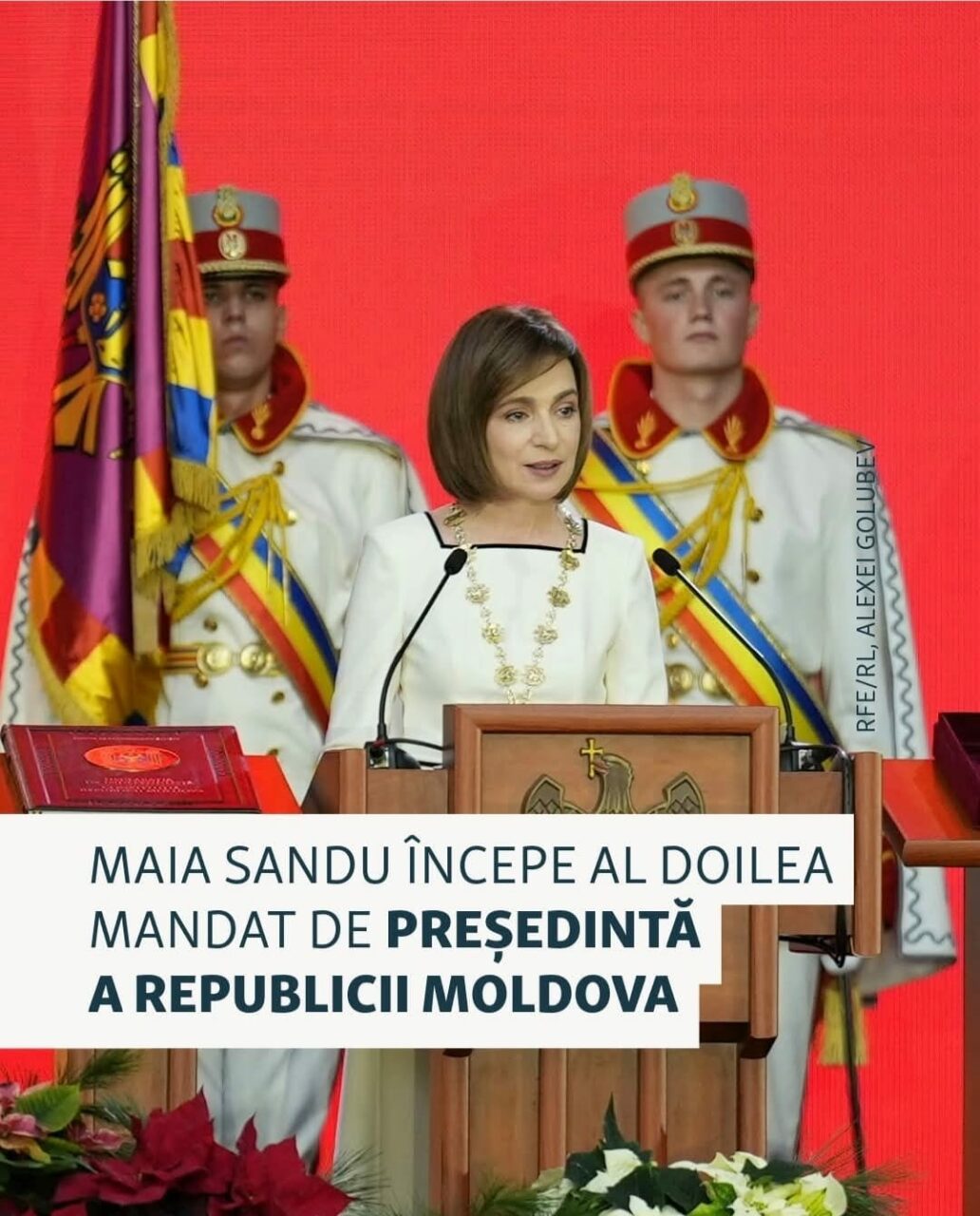 Maia Sandu a depus JURĂMÂNTUL pentru funcția de președinta a Republicii Moldova