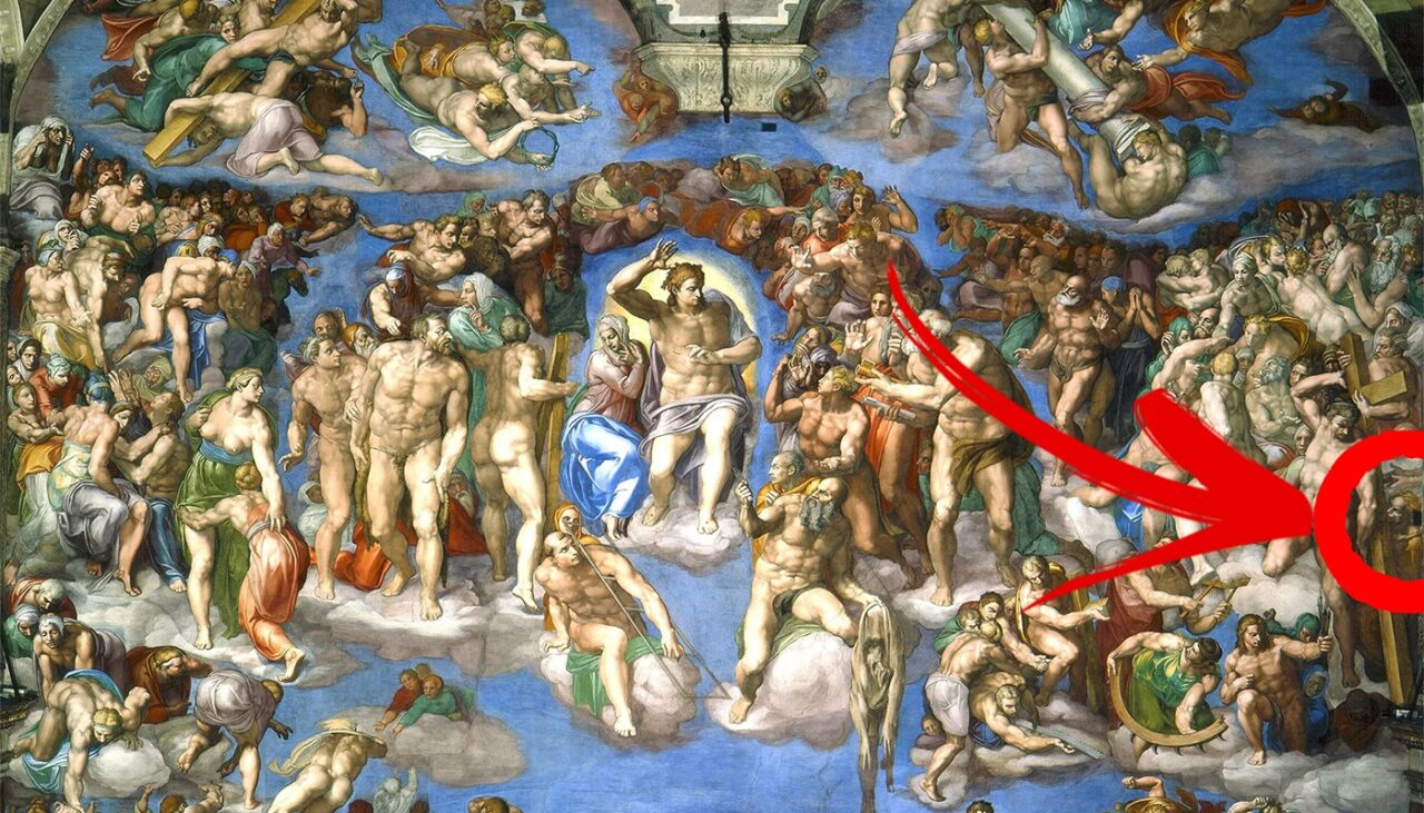 Detaliul bulversant din celebra pictură din Capela Sixtină. Ce secret a ascuns Michelangelo, de fapt