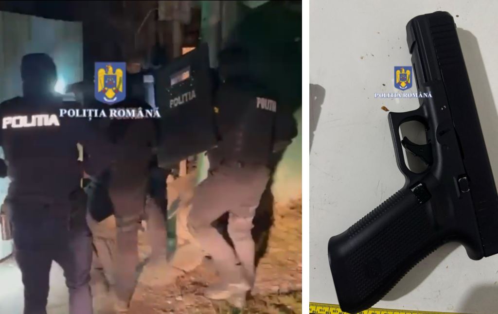 Percheziții în Argeș la persoane acuzate de ANTISEMITISM și instigare publică la comiterea de infracțiuni. Cuțite și pistoale, găsite la instigatori