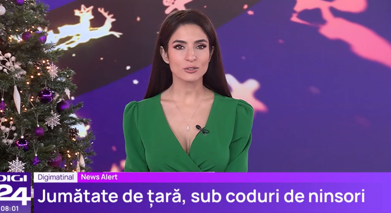 Crăciun cu ZĂPADĂ din plin în zonele montane. Jumătate de țară, sub coduri de ninsori