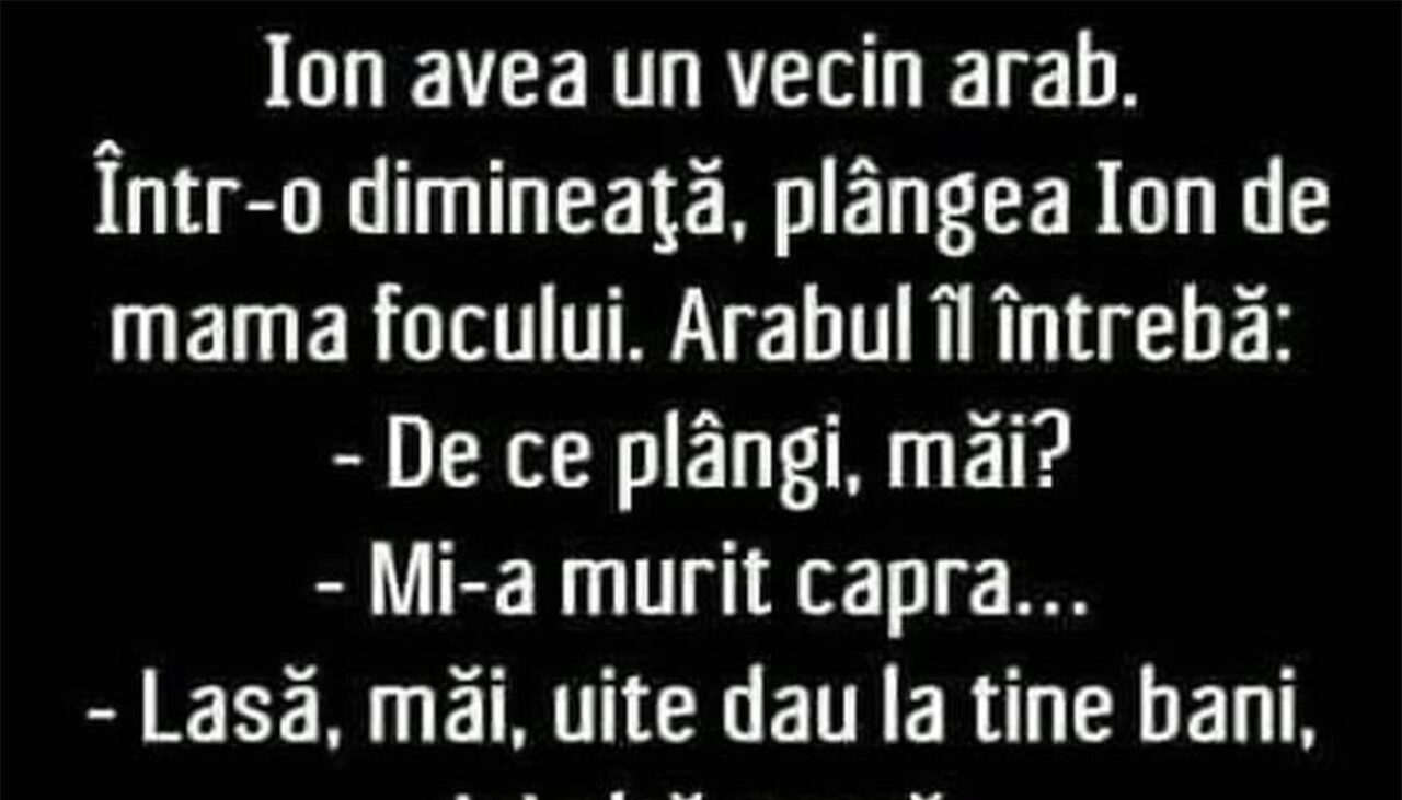 Bancul de miercuri | Capra vecinului