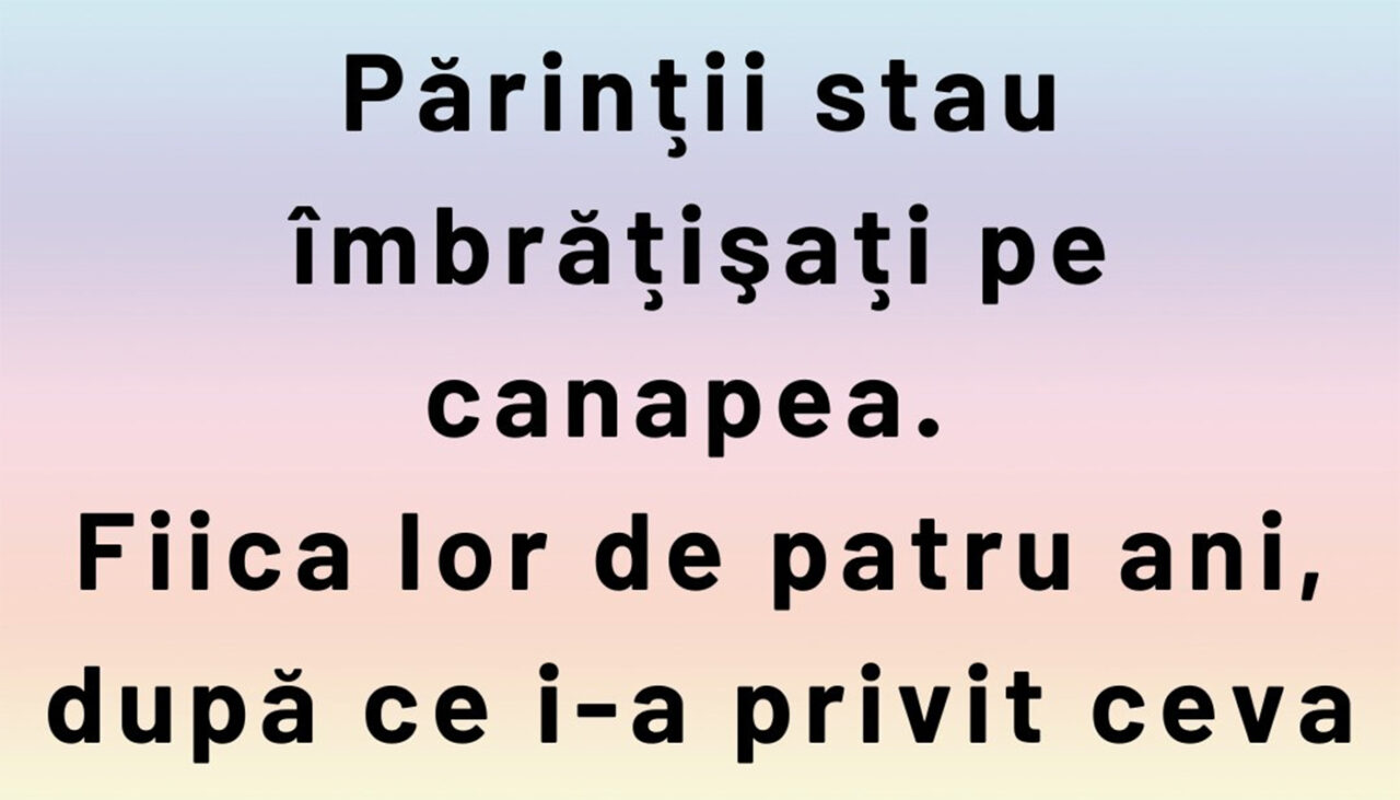Bancul de marți | Părinții și fiica de 4 ani
