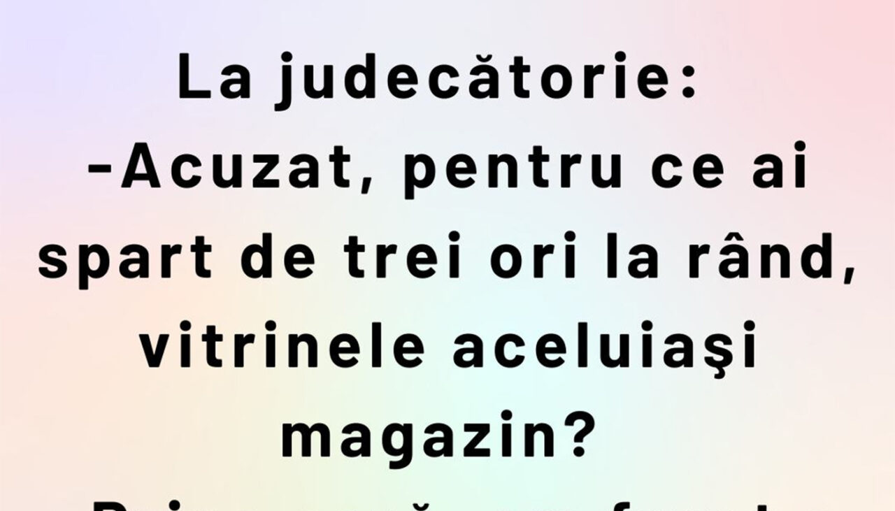 Bancul de sâmbătă | Judecătorul și hoțul indecis