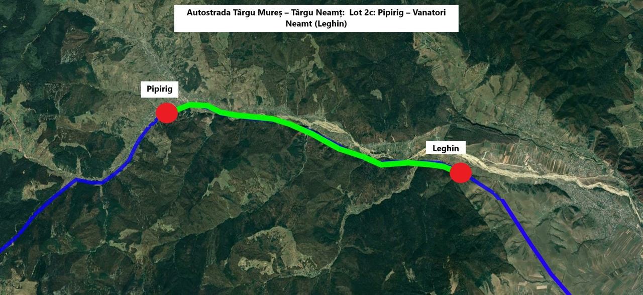 Autostrada Unirii (A8): CNAIR a desemnat CÂȘTIGĂTORUL contractului pentru proiectarea și construcția sectorului de autostradă Pipirig – Vânători Neamț