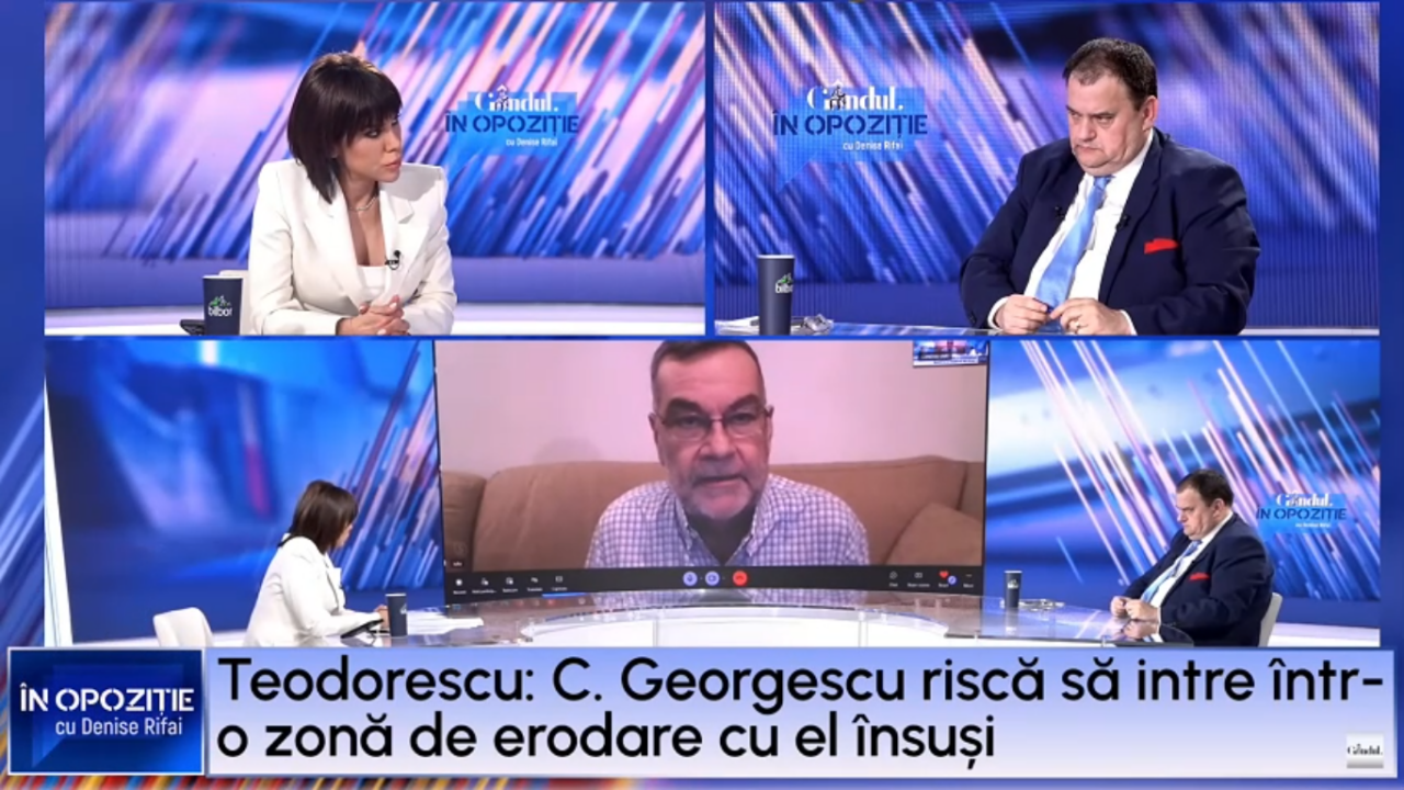 Bogdan Teodorescu: „Georgescu este cel mai bine clasat, are șanse să ajungă președintele ROMÂNIEI”